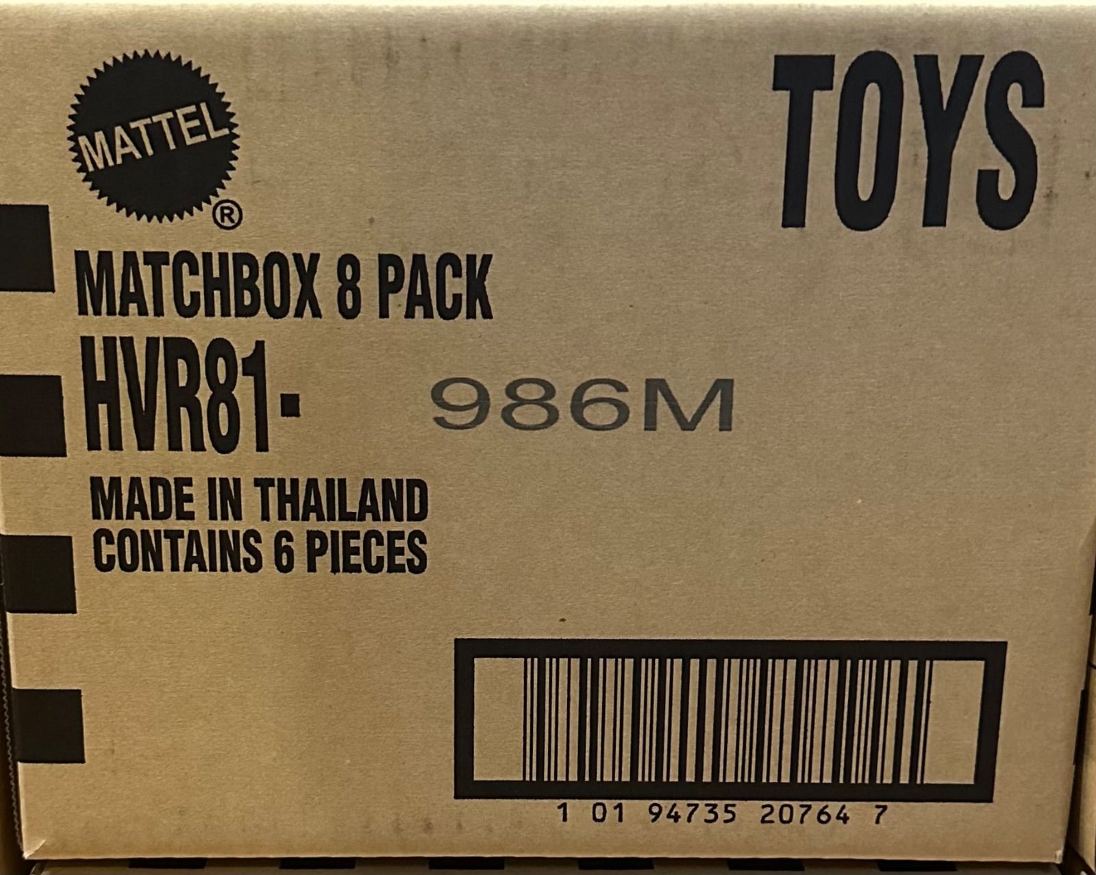 マッチボックス(Matchbox) HVR81-986M 8パック アソート　6個入り　新品未開封
