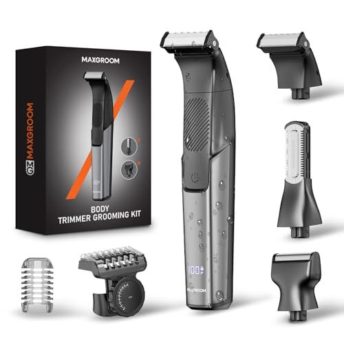 ボディシェーバー メンズ VIO 全身 体毛 シェーバー ヒゲトリマー ボディートリマー 電気シェーバー MAXGROOM 電動シェーバー バリガン 長さ1~10mm調整可能 ムダ毛 毛剃り むだげ すねげ 処理 脇毛 PSE認証済み IPX c5061360