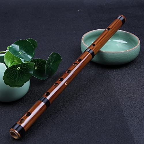 Jinchuan 竹製フルート 笛子 竹笛 横笛 尺八 短い笛 短笛 木管楽器 ミュージカル 伝統的な手作り (E 調)″mn 894b3b13