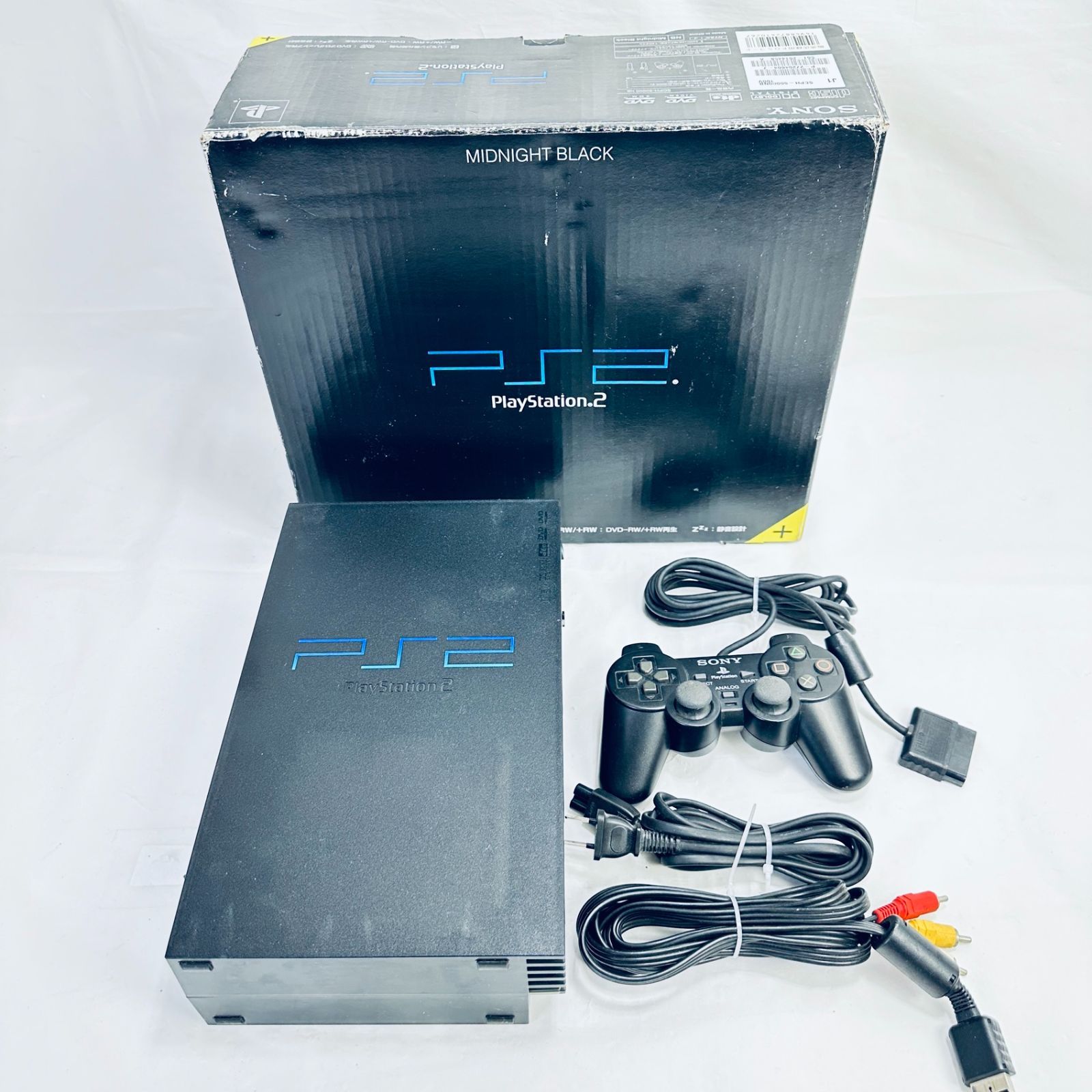 元箱 PS2 プレステ2 プレイステーション2 本体 コントローラ 一式