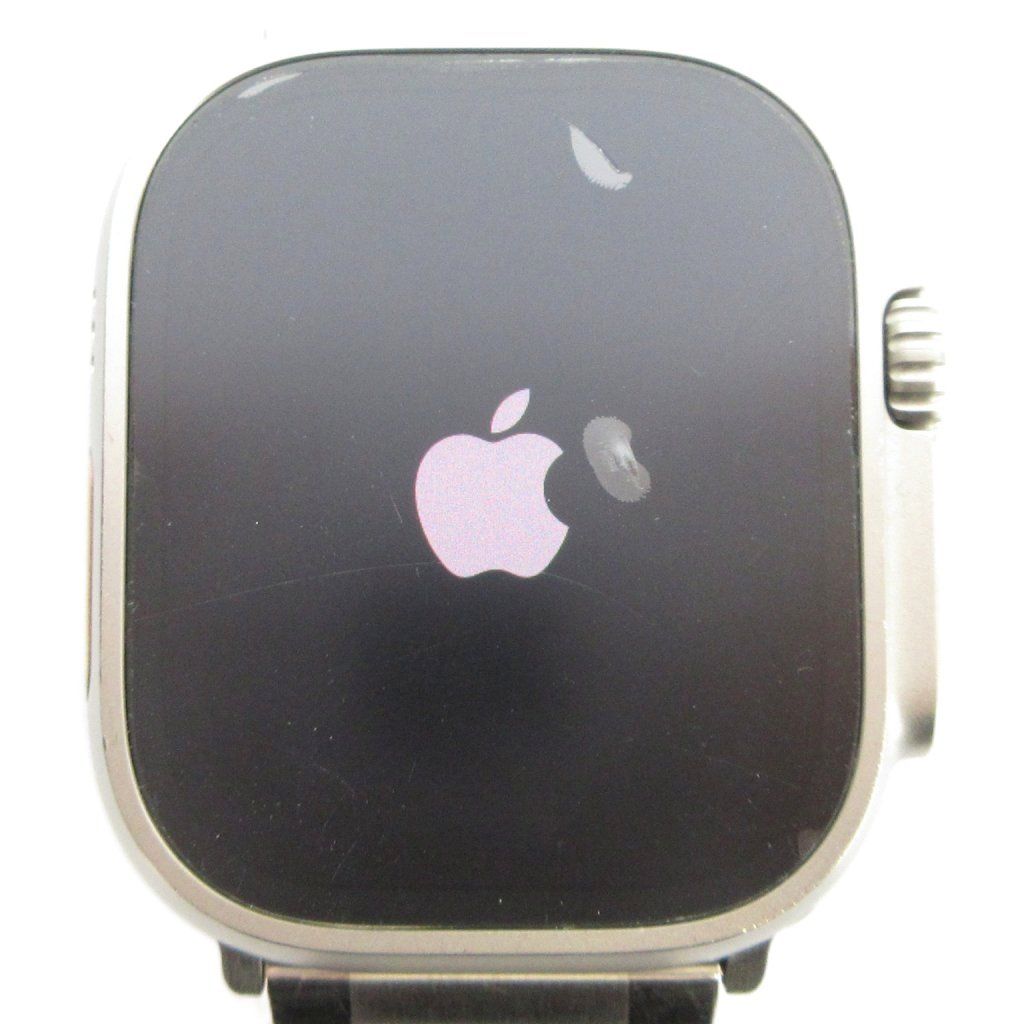 アップル Apple A2986 MREG3J/A Apple Watch Ultra 2 腕時計 ウォッチ デジタル ロゴ シルバー色 ■GY18 /MQ
