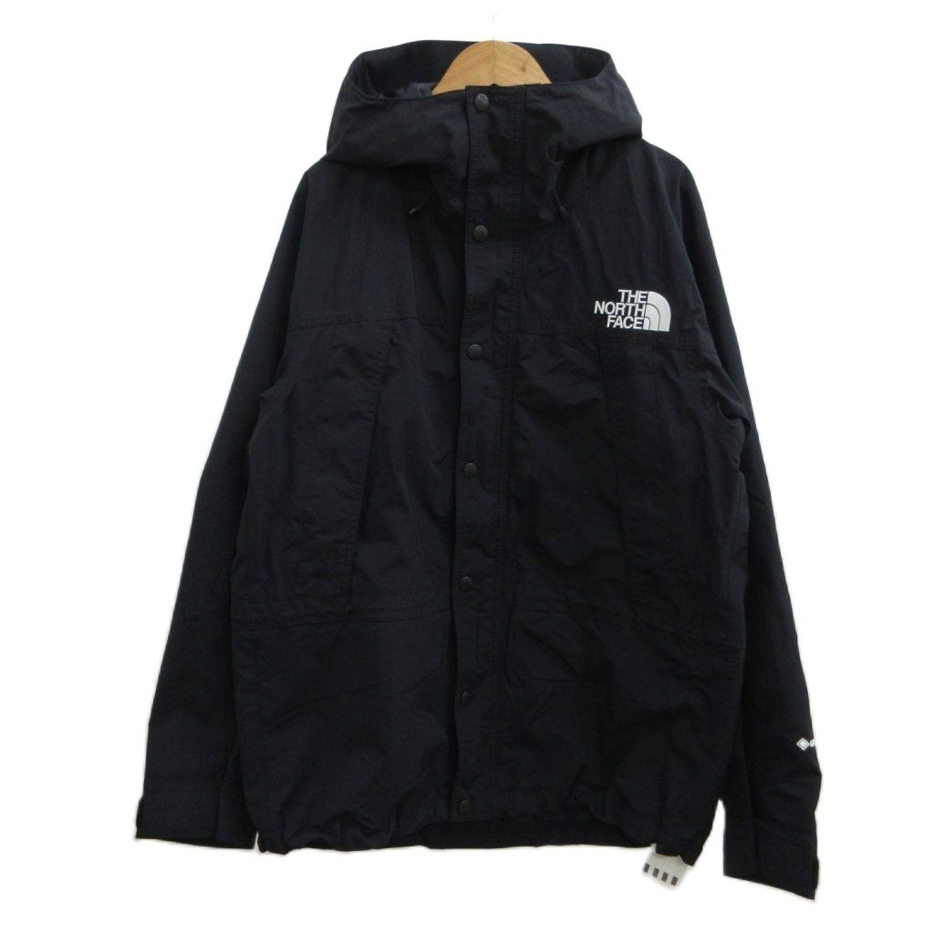 ザノースフェイス THE NORTH FACE マウンテンライトジャケット パーカー GORE-TEX 上着 S 黒 ブラック 無地 フード付き 長袖 NP62450 /PP ■GY50