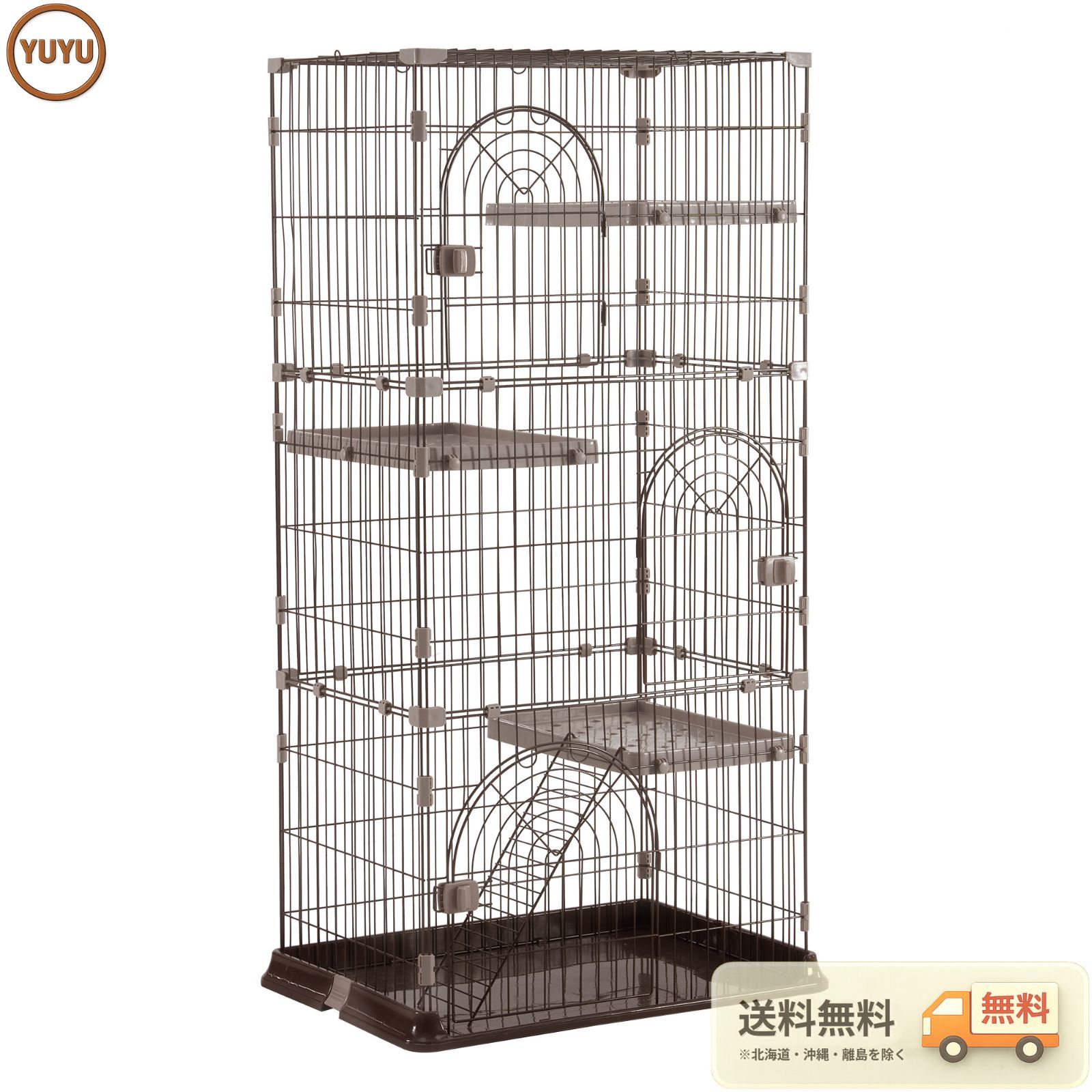 猫 ケージ 2段 キャットケージ Lサイズゲージ ペットケージ□△ ケージ 2段