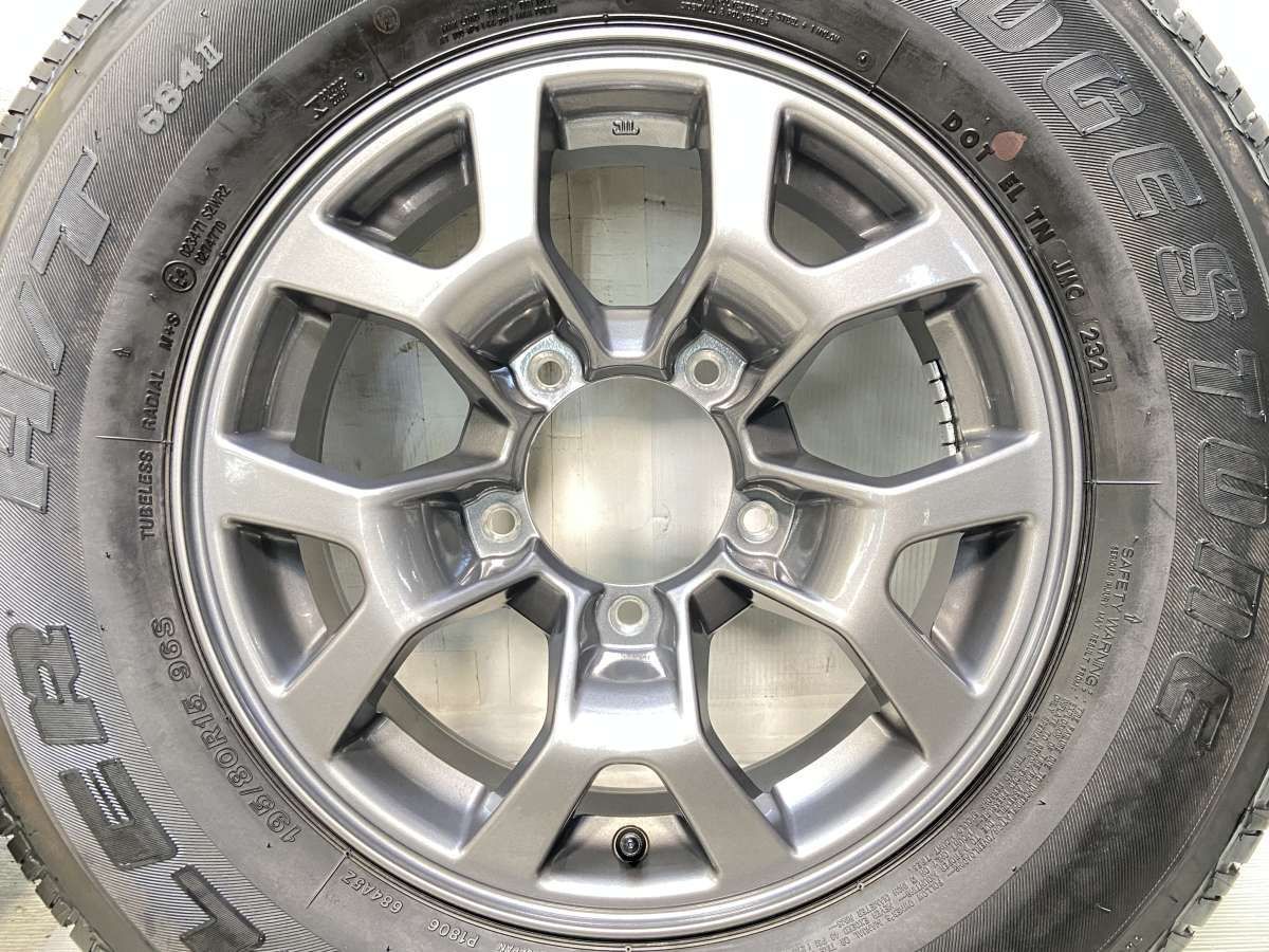 195/80R15 ブリヂストン デューラー H/T 684-2 スズキ純正 15x5.5 5