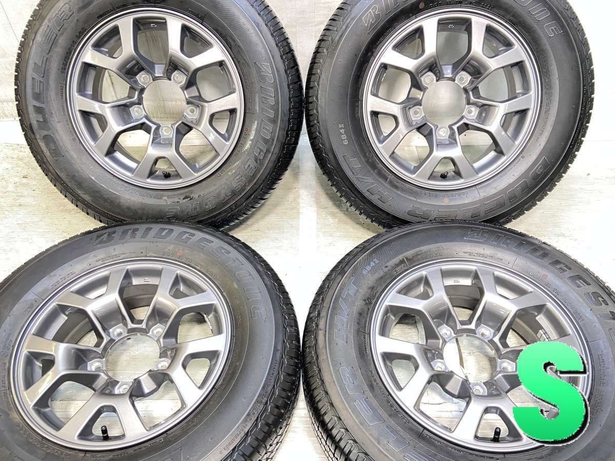 195/80R15 ブリヂストン デューラー H/T 684-2 スズキ純正 15x5.5 5
