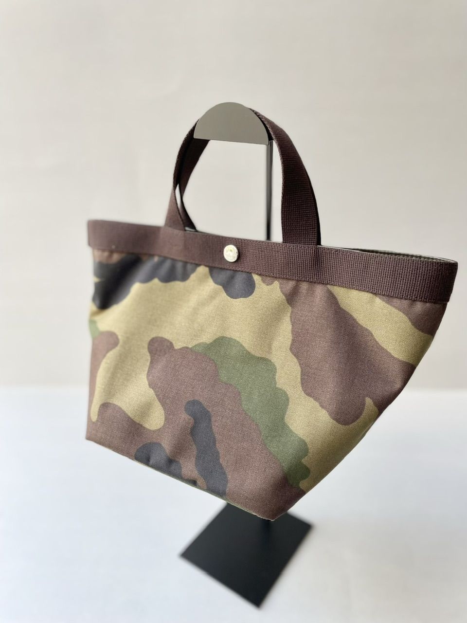 Herve Chapelier エルベシャプリエ Tote bag square bottom 707W コーデュラ舟型トート Mサイズ 定価4.1万