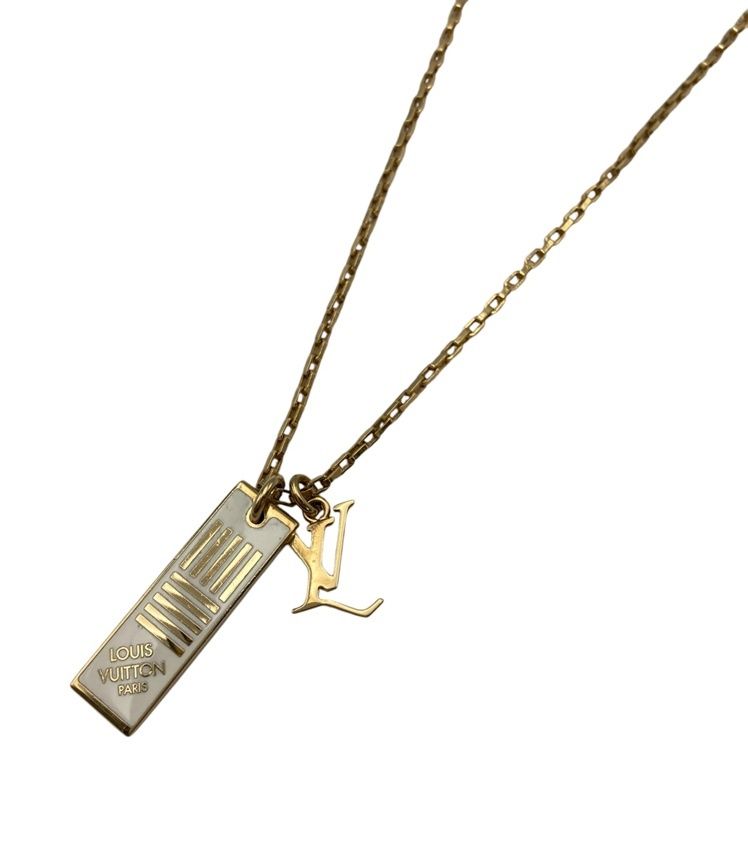LOUIS VUITTON ルイヴィトン コリエダミエ ホワイト ネックレス M69472 中古 D4 23,430円