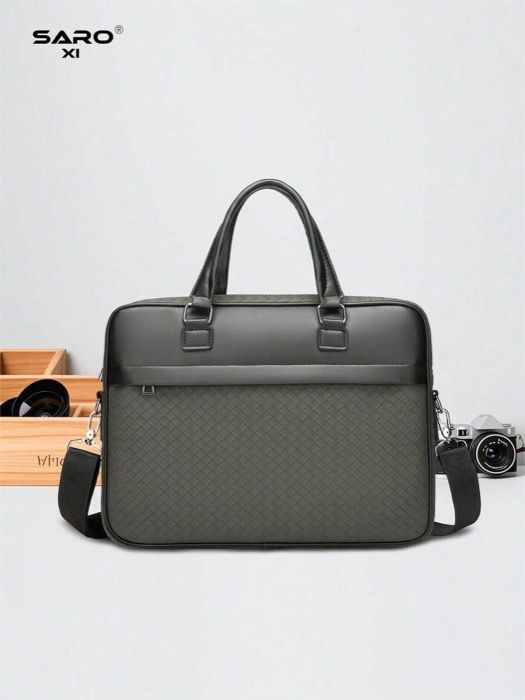 バッグ メンズ ビジネスバッグ メンズクラシックブリーフケース、書類やノートパソコンを収納可能、ミニマリストでファッショナブル、ビジネス、通勤、旅行に、男性への高級ギフトにもおすすめ