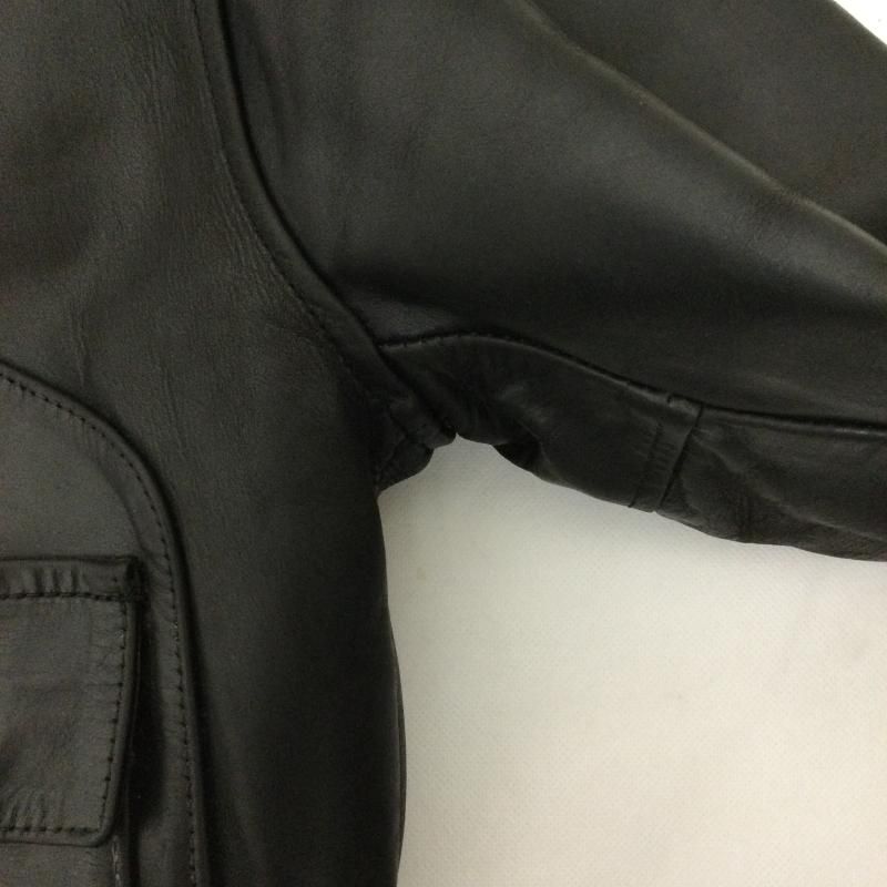 エアロレザー aero leather ダブルライダース 飛行機タグ 茶芯 裏地