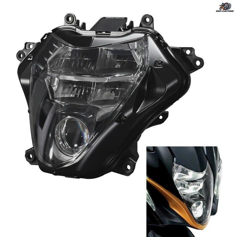 フロントヘッドライト ヘッドランプ ライトハウジング ハヤブサ GSX1300R 2022 2023 2024 オートバイ