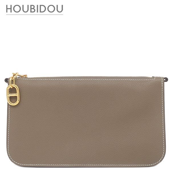 エルメス HERMES 2WAYバッグ ジップアンゴー トゥゴー シェーヌダンクル エバーカラー エトゥープ ゴールド金具 ショルダー 2025年製 K 【箱】【中古】