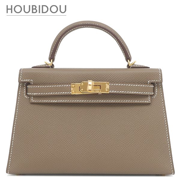 エルメス HERMES 2WAYバッグ ミニケリードゥ 外縫い ヴォーエプソン エプソン ゴールド金具 新品 未使用 2026年製 G 【箱】【中古】
