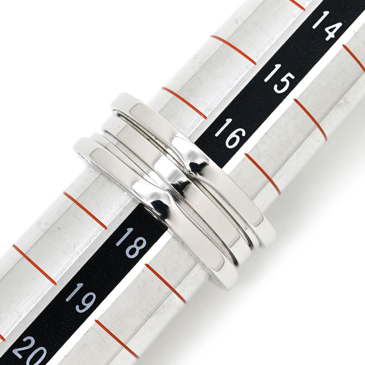 ブルガリ BVLGARI リング 指輪 ビーゼロワン B-zero1 2バンドリング 
