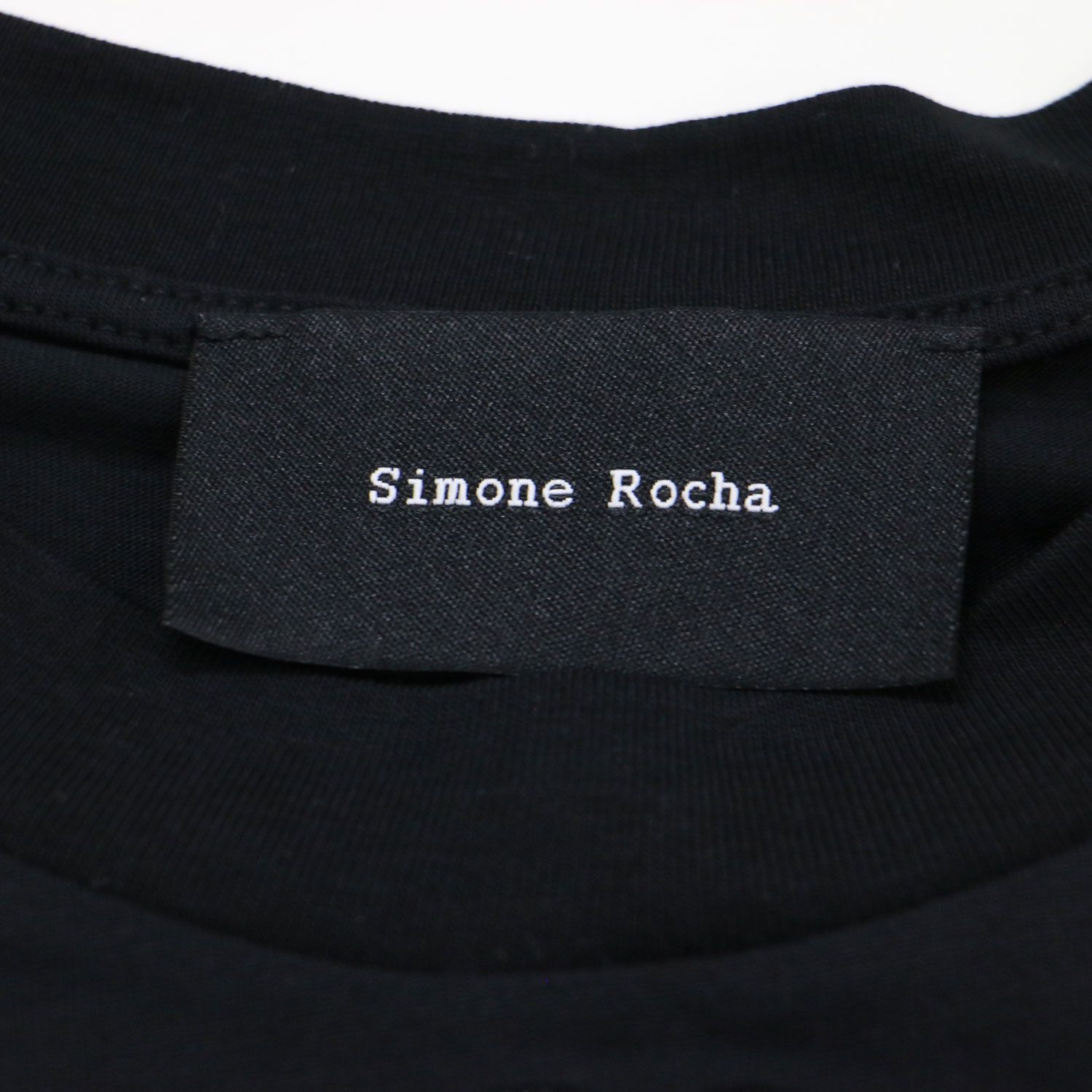 Simone Rocha シモーネロシャ Tシャツ ブラック 黒 サイズ:XS | ハート