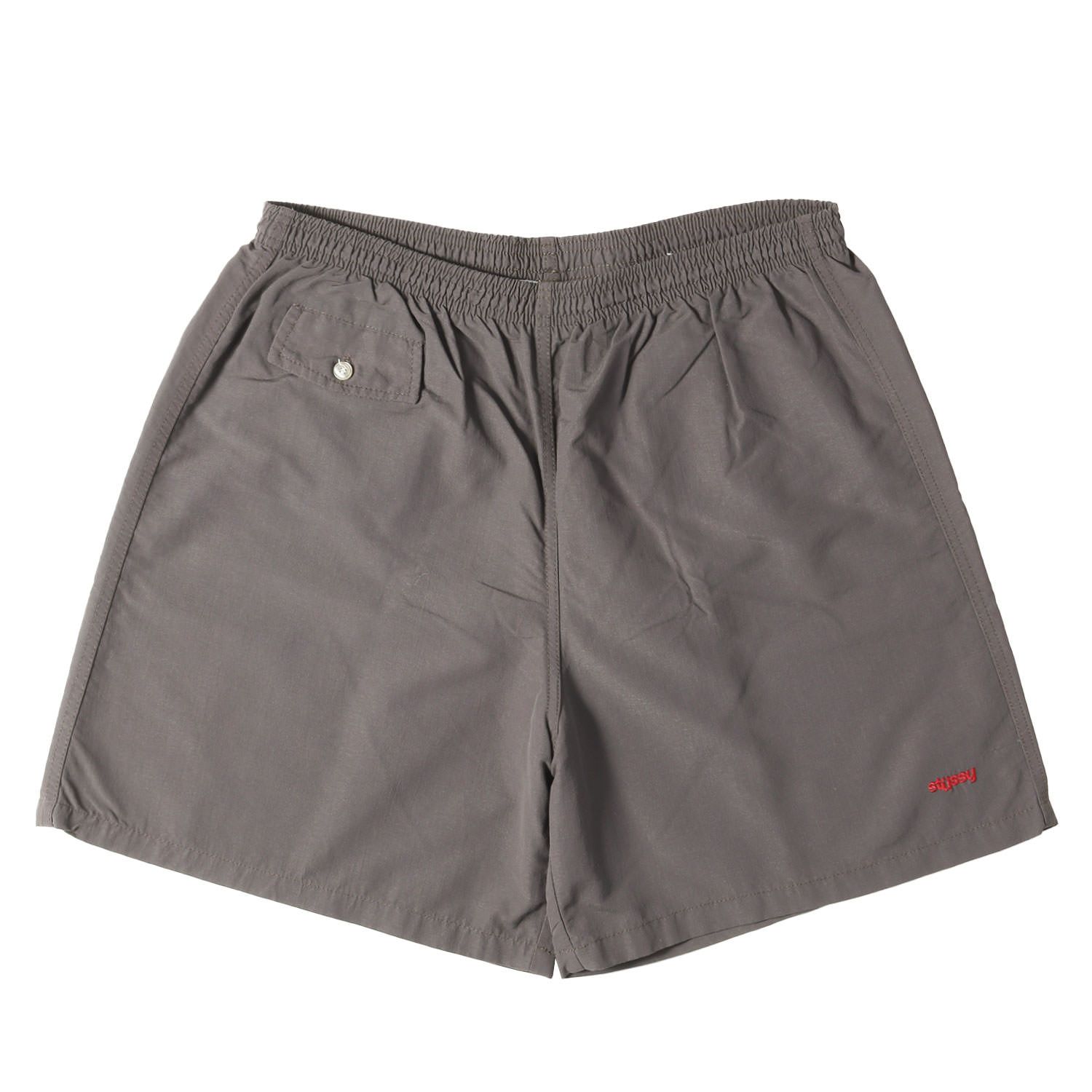 STUSSY ステューシー パンツ チャコールブラウン サイズ:M | 90s OLD STUSSY ナイロンビーチ ショーツ(USA製) | ボトムス ショートパンツ【メンズ】【中古】