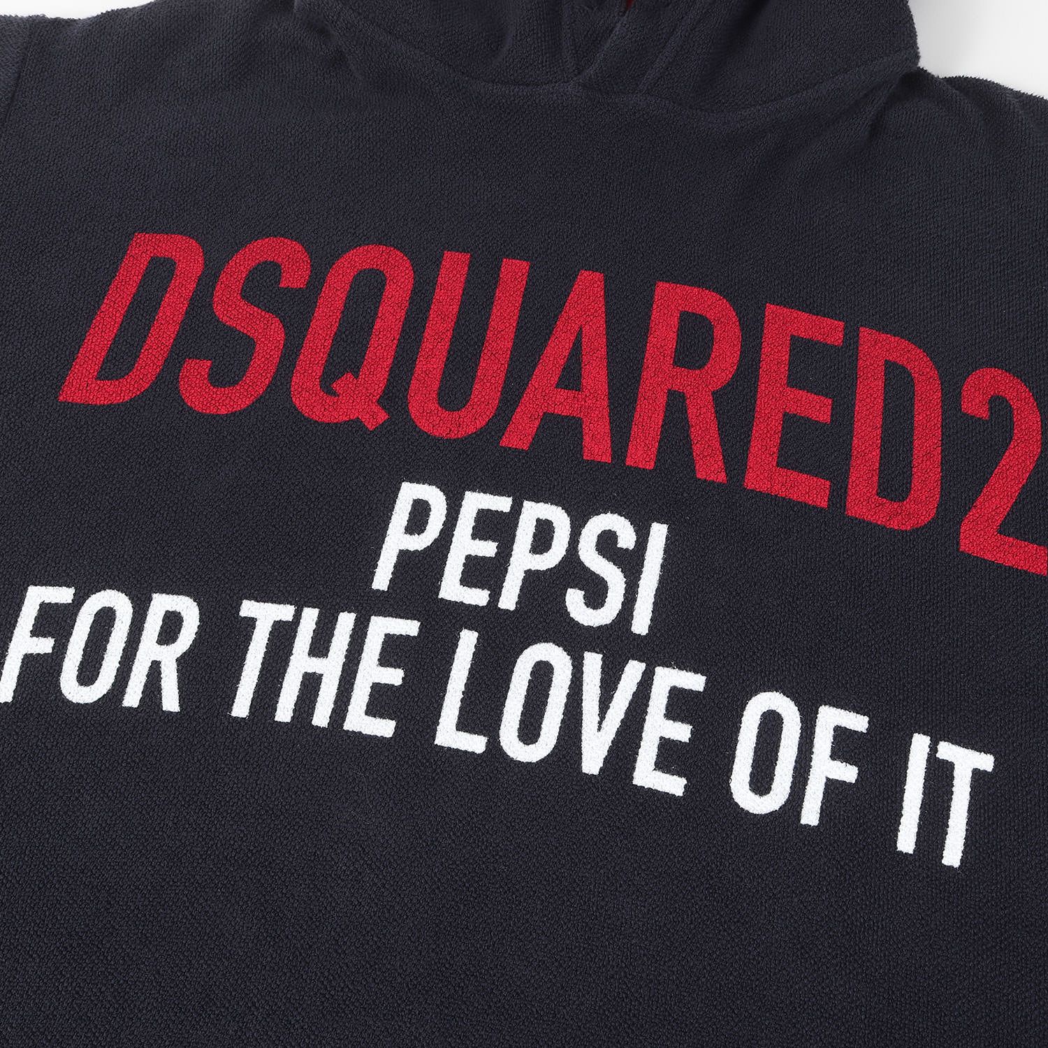 DSQUARED2 ディースクエアード パーカー ネイビー レッド サイズ:M 