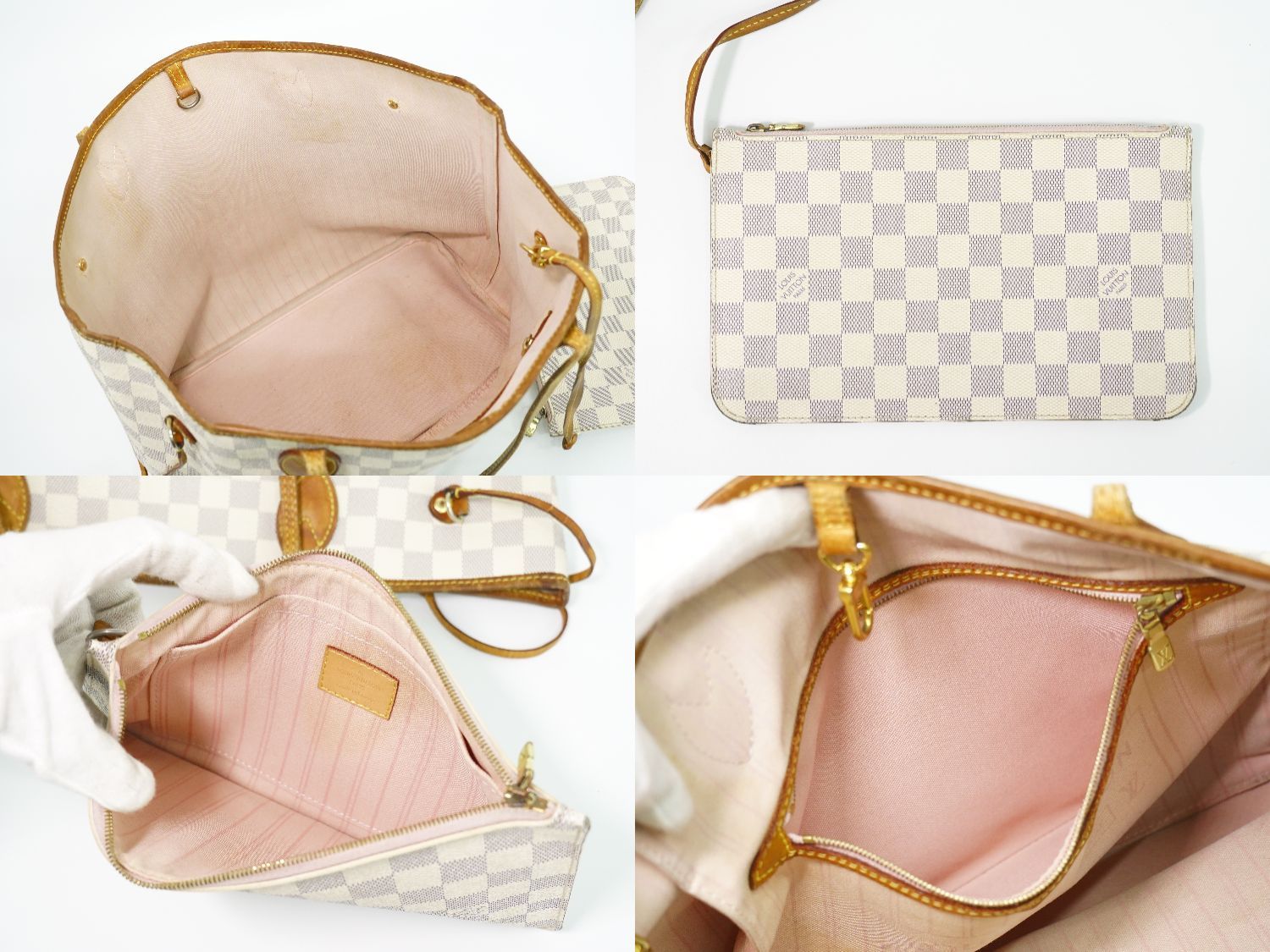 本物 ルイヴィトン LOUIS VUITTON LV 新型 ネヴァーフル MM ダミエ