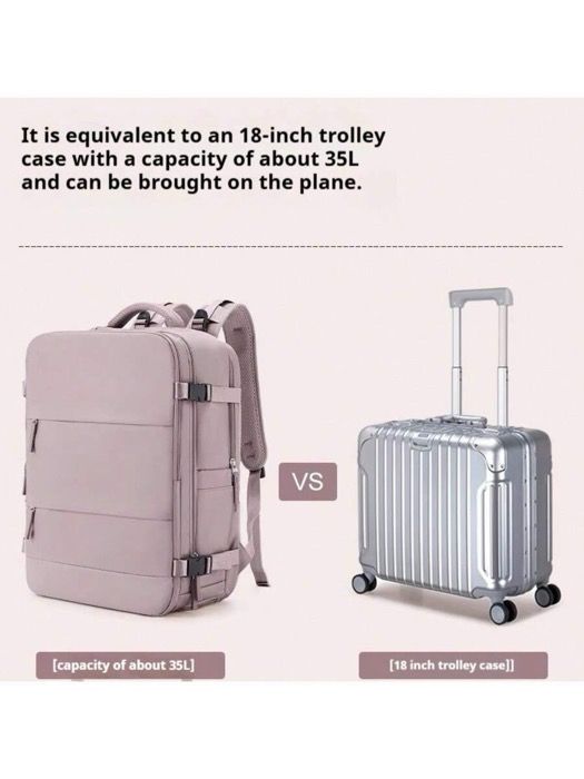 バッグ メンズ バックパック 40x20x25cm キャリーオンバックパック ライアンエア旅行用、男女兼用 14インチノートパソコン対応 バックパック 学校、アウトドア、旅行、オフィス、通勤、スポーツに適しています
