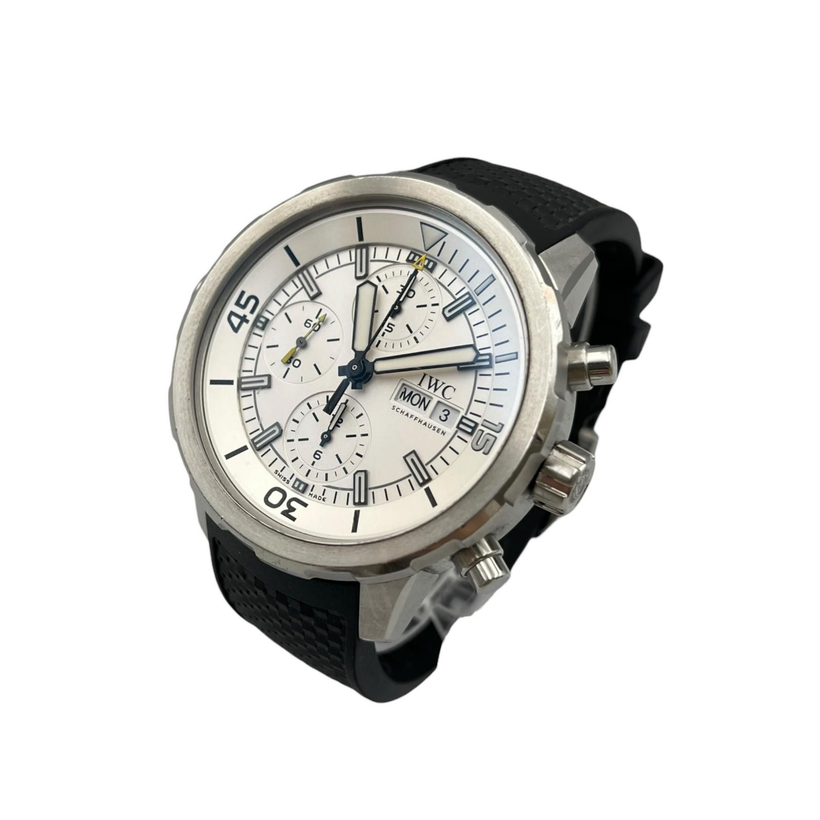 IWC SCHAFFHAUSEN 腕時計 アクタイマー IW376801 ステンレススチール メンズ