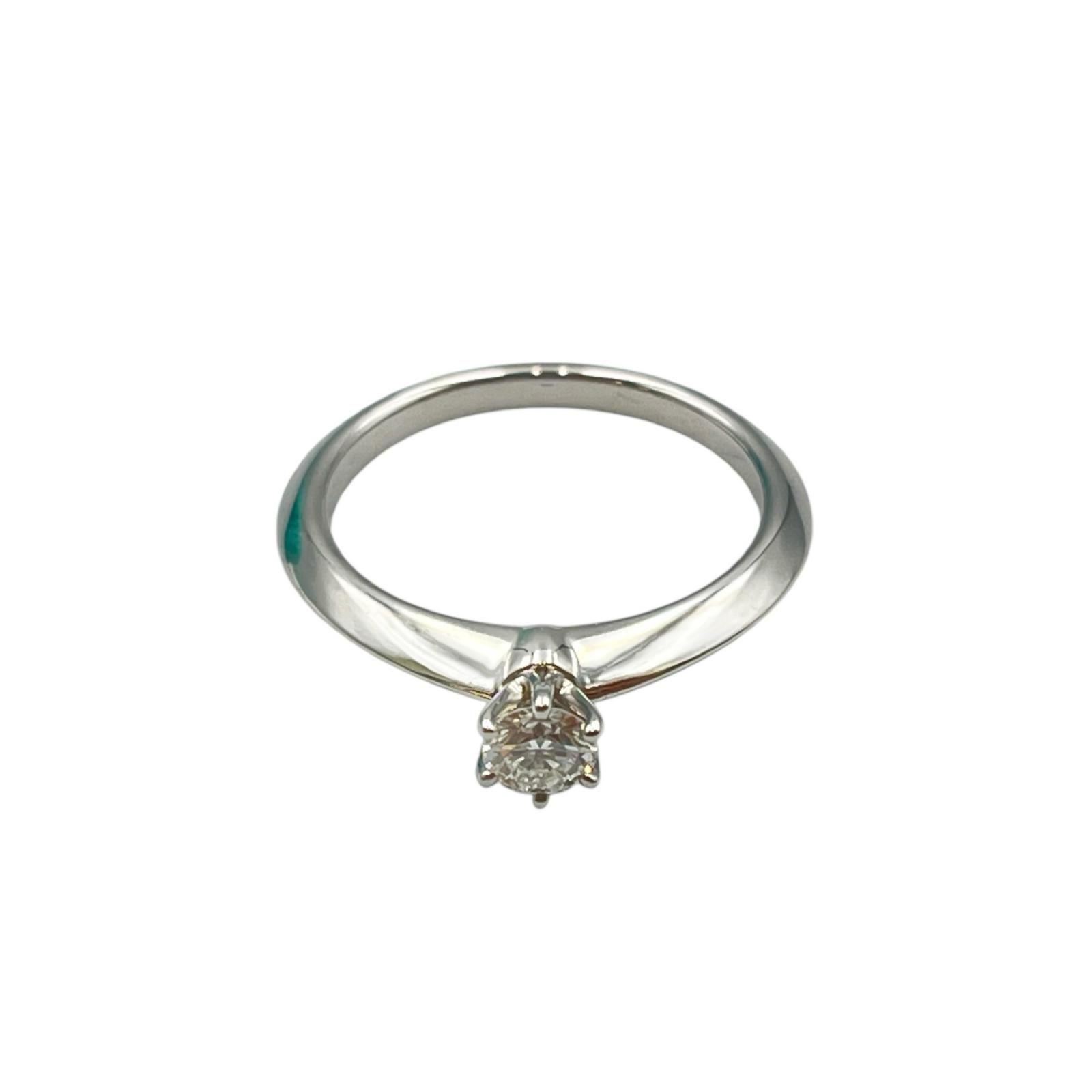 ティファニー TIFFANY&Co. リング・指輪 ソリティア 0.21ct Pt950プラチナ/ダイヤモンド レディース