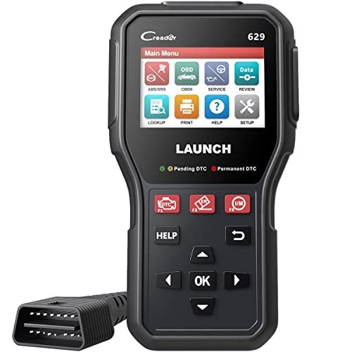LAUNCH CR629 OBD2診断機 自動車ABS＆SRS診断 アクティブテスト用故障診断機 オイルリセット SASサービス付き フルOBD2機能 DTCルックアップ 日本語化可能 ダイハツ対応不可so f19977b6