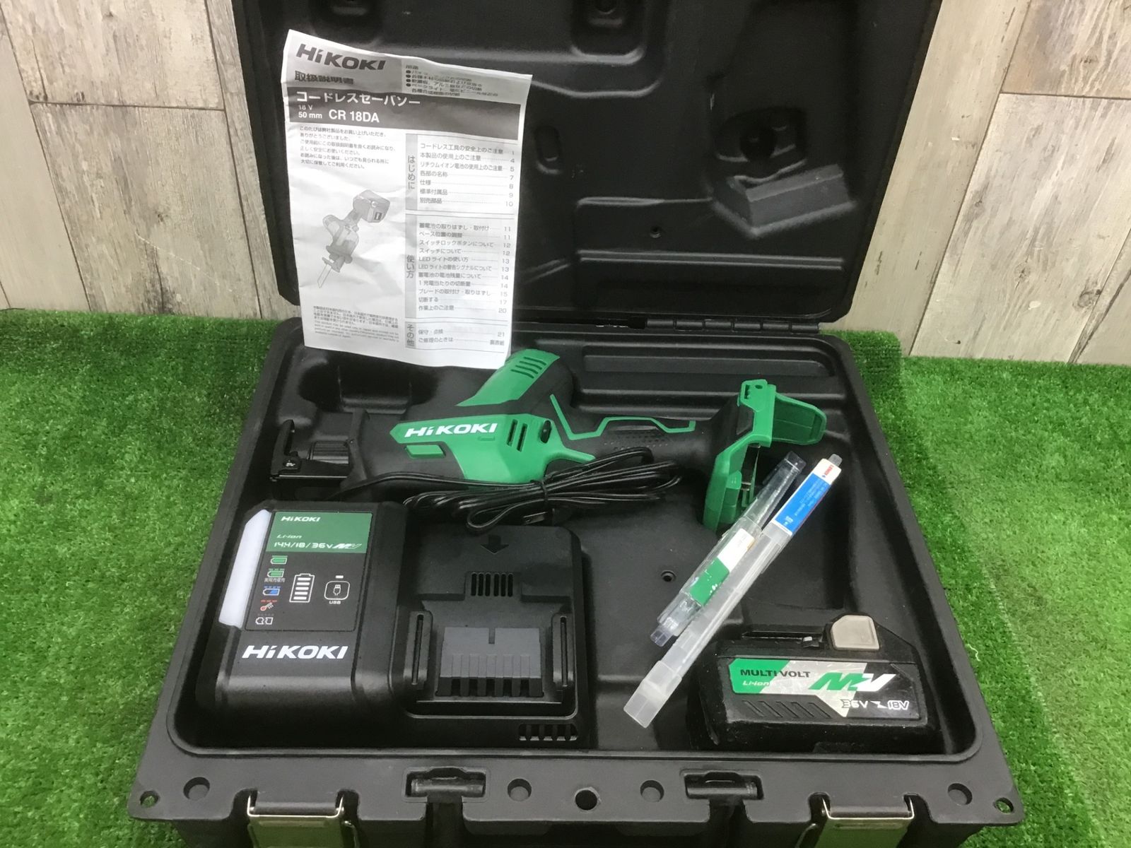 【中古動作品】ハイコーキHIKOKI日立工機 18vコードレスセーバーソー CR18DA(XP)●アクトツール富山店●H