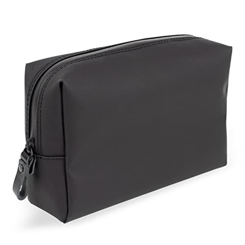 [ aso ] TOFTPOUCH＋ (タフトポーチプラス) 耐水 ガジェット ポーチ 日本製 約180×110×60[mm] ガジェットポーチ 旅行 収納 小物入れ バッグインバッグ (Lサイズ ブラック) tf-v219-bl-las 73bc7e4b