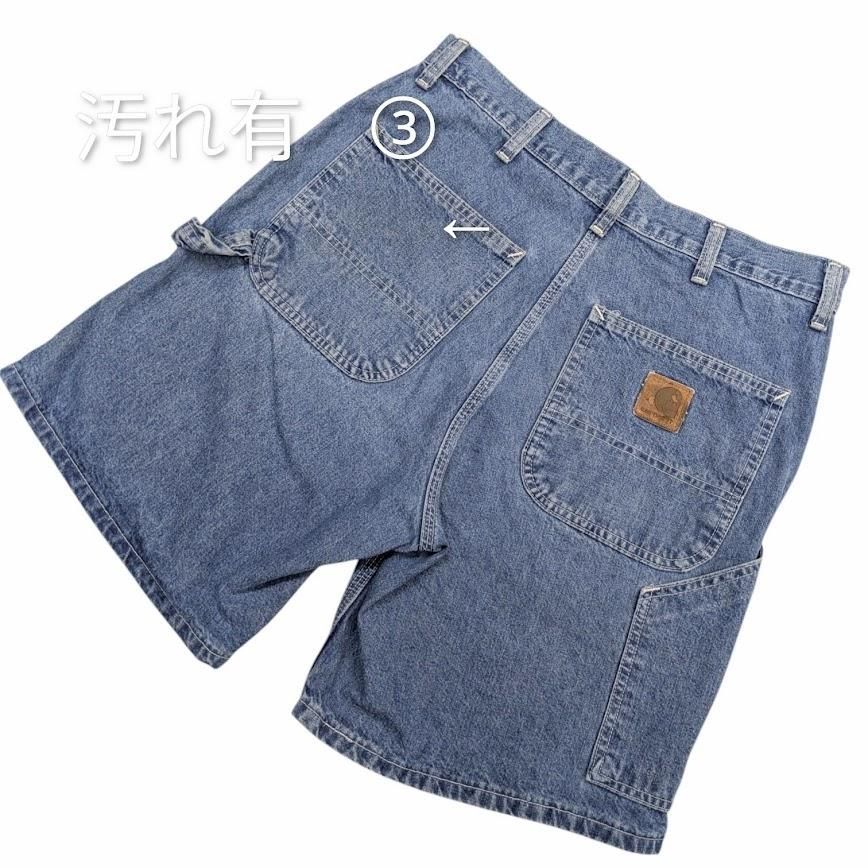 90s〜00s Carhartt カーハート ショートパンツ 古着 ブルー系 ウール
