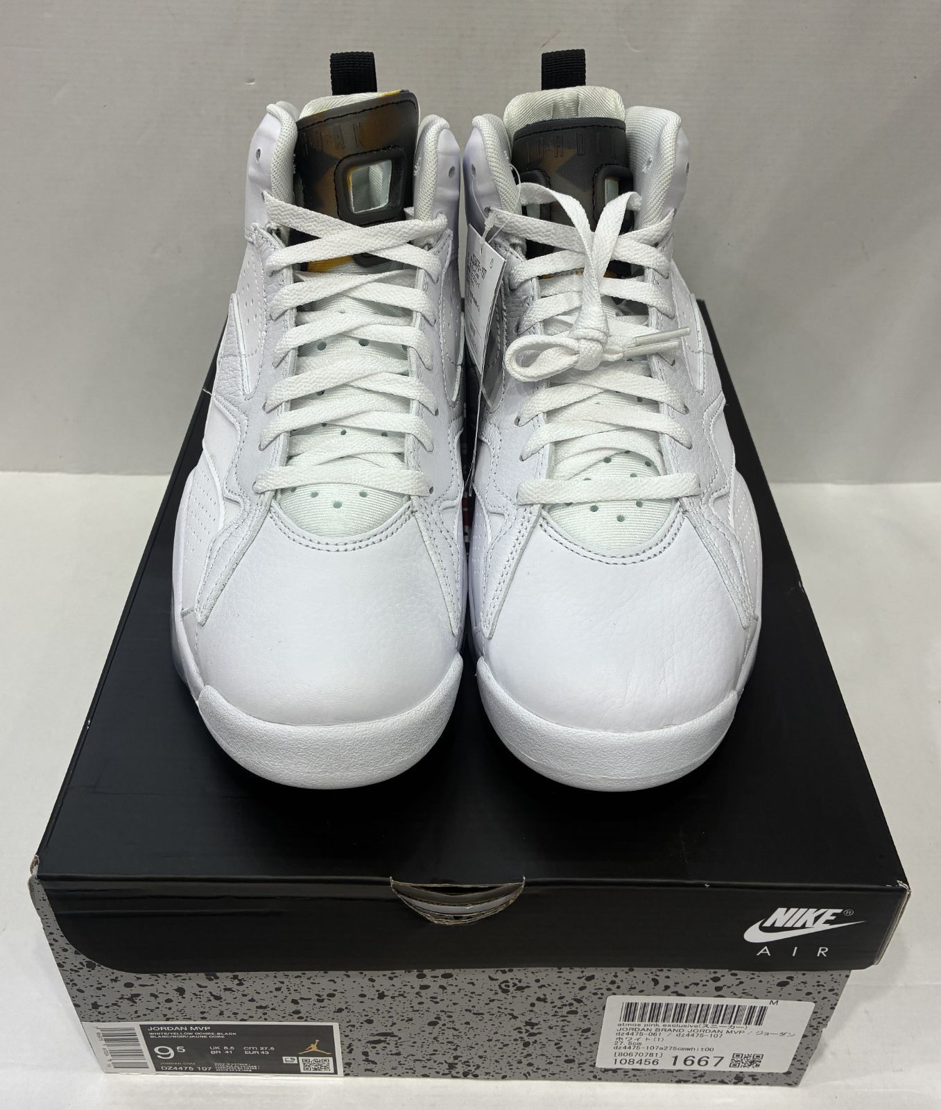 美中古 Nike Air Jordan MVP Yellow Ochre 27.5㎝ 箱イタミ有 DZ4475-107 ナイキ ジョーダン 【S0490-001】〇 268