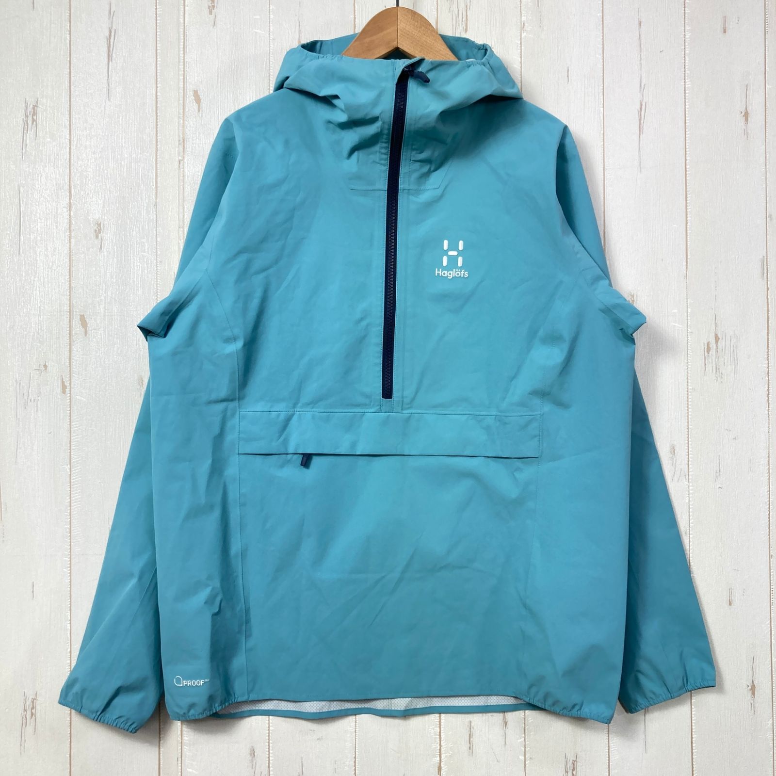 ✉️Women's S ブルー系 Haglofs ( ホグロフス ) スパルブ プルーフ アノラック Sparv Proof Anorak ポリエステル ウェア トップス アウター ジャケット レインシェル z00058027 レインシェル