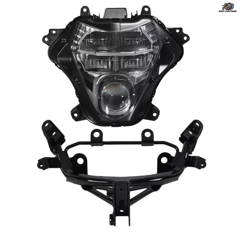 フロントヘッドライト ヘッドランプ フェアリングブラケット ハヤブサ GSX1300R 2022-2024 2023 オートバイ