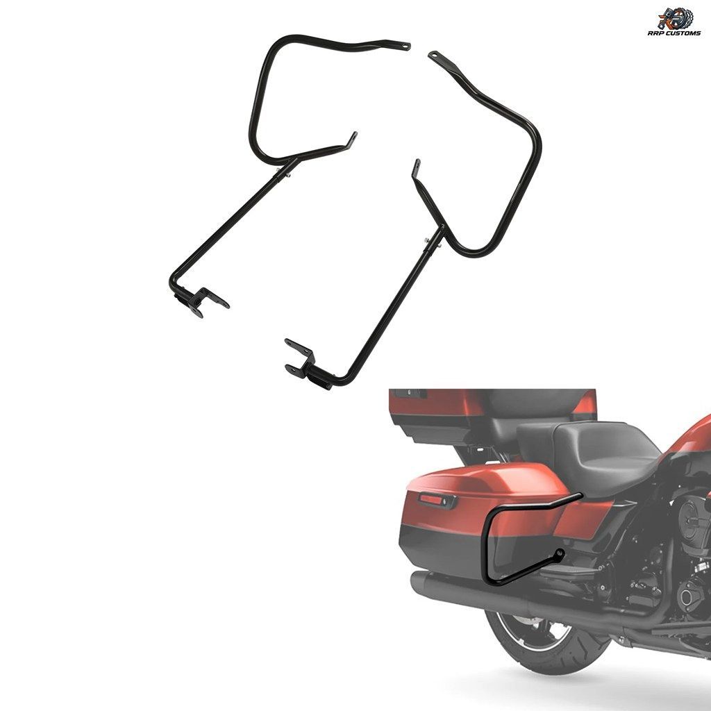サドルバッグブラケットガードバー ハーレー CVO ロード ストリート グライド 2023-2025 FLTRX FLHX FLTRXSTSE 2024-2025 FLHXU 2025