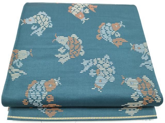 平和屋着物●六通柄袋帯　弥生町錦　正絹　逸品　CABI0111hy