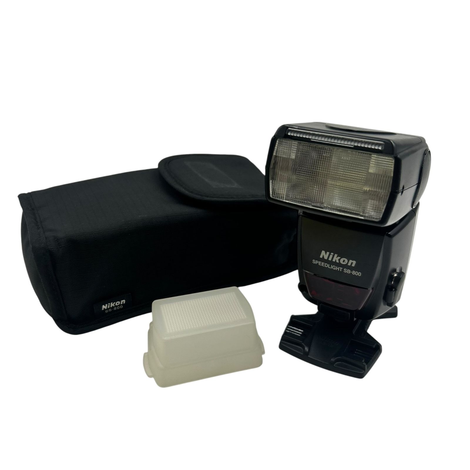 ■Nikon SPEEDLIGHT SB-800 スピードライト ストロボ フラッシュ 動作確認済み ケース ディフューザー スタンド付2572970,2572970