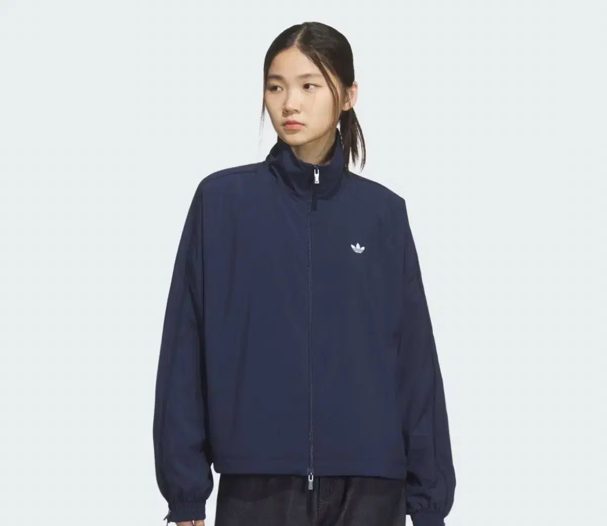 アディダス 3-ストライプ ZIP トラック トップス