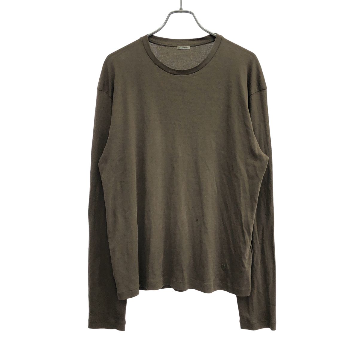 JIL SANDER＋ ジルサンダープラス 24SS ロングスリーブTシャツ J4FV0102 JTN356 ブラウン S