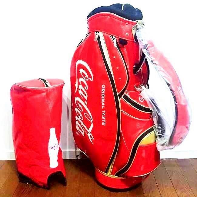 CocaCola コカコーラ キャディバック 限定 正規品 送料無料 ゴルフバック ゴルフキャップ ゴルフバックカバー袋