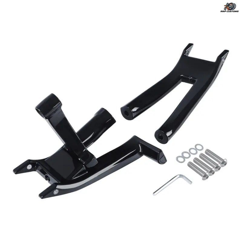 オートバイ用フロントドライバーフットボードマウントブラケットキット ハーレー ソフテイル ヘリテージ クラシック FLDE FLHC FLSL 2018-2