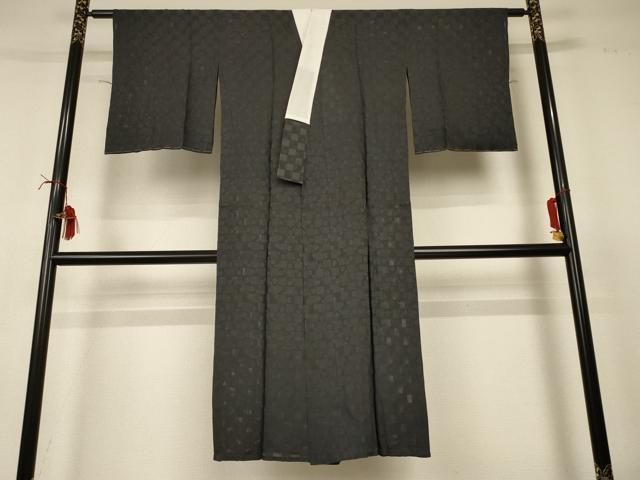 平和屋着物＊夏物　長襦袢　市松花地紋　正絹　逸品　AABI6662jd 23,998円