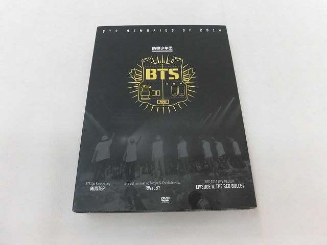 韓流 防弾少年団 BTS 通常盤 BTS DVD MEMORIES OF 2014 3DVD 中古品