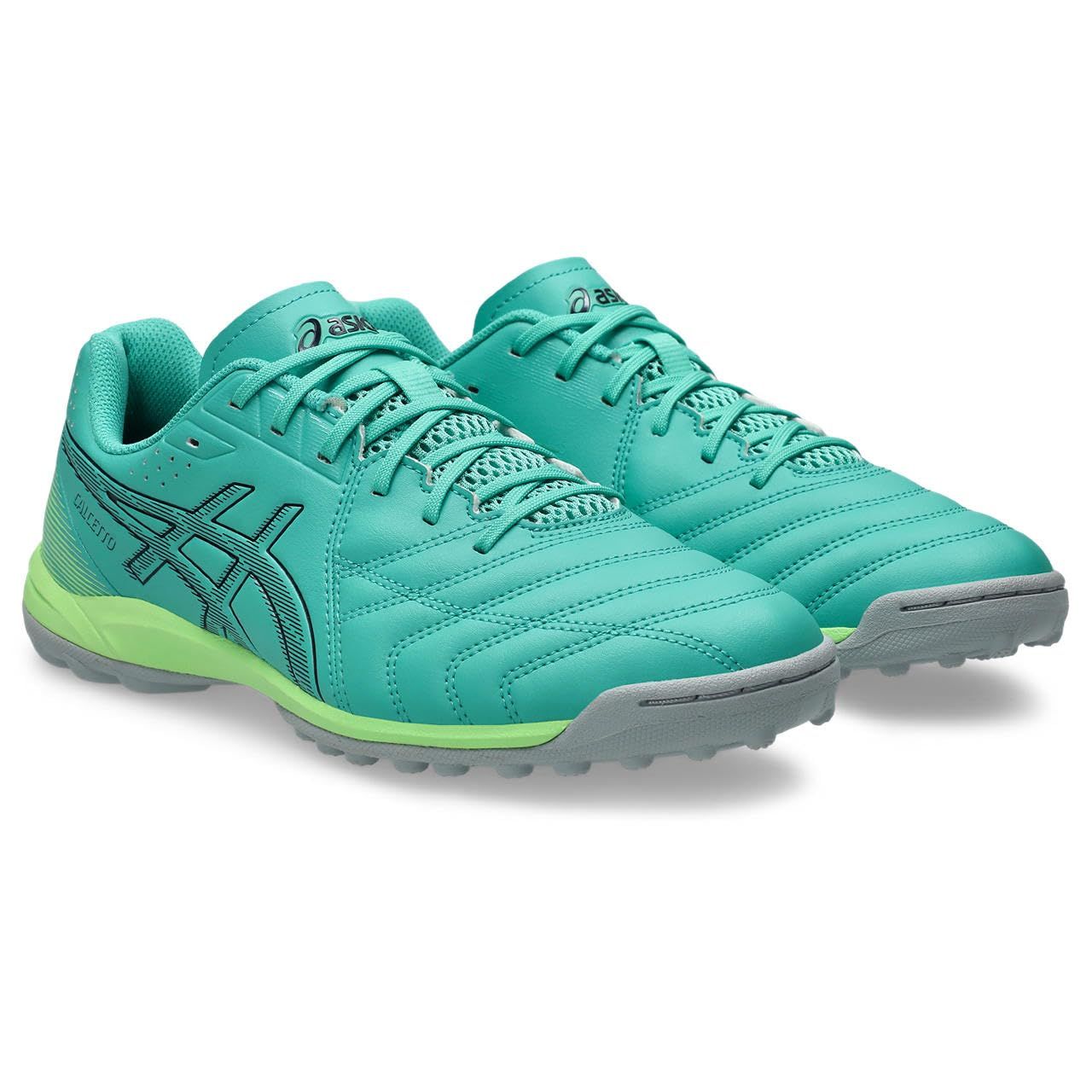 アシックス（asics） フットサルシューズ CALCETTO WD 9 TF オーロラ グリーン/ミッドナイト 1113A038-300