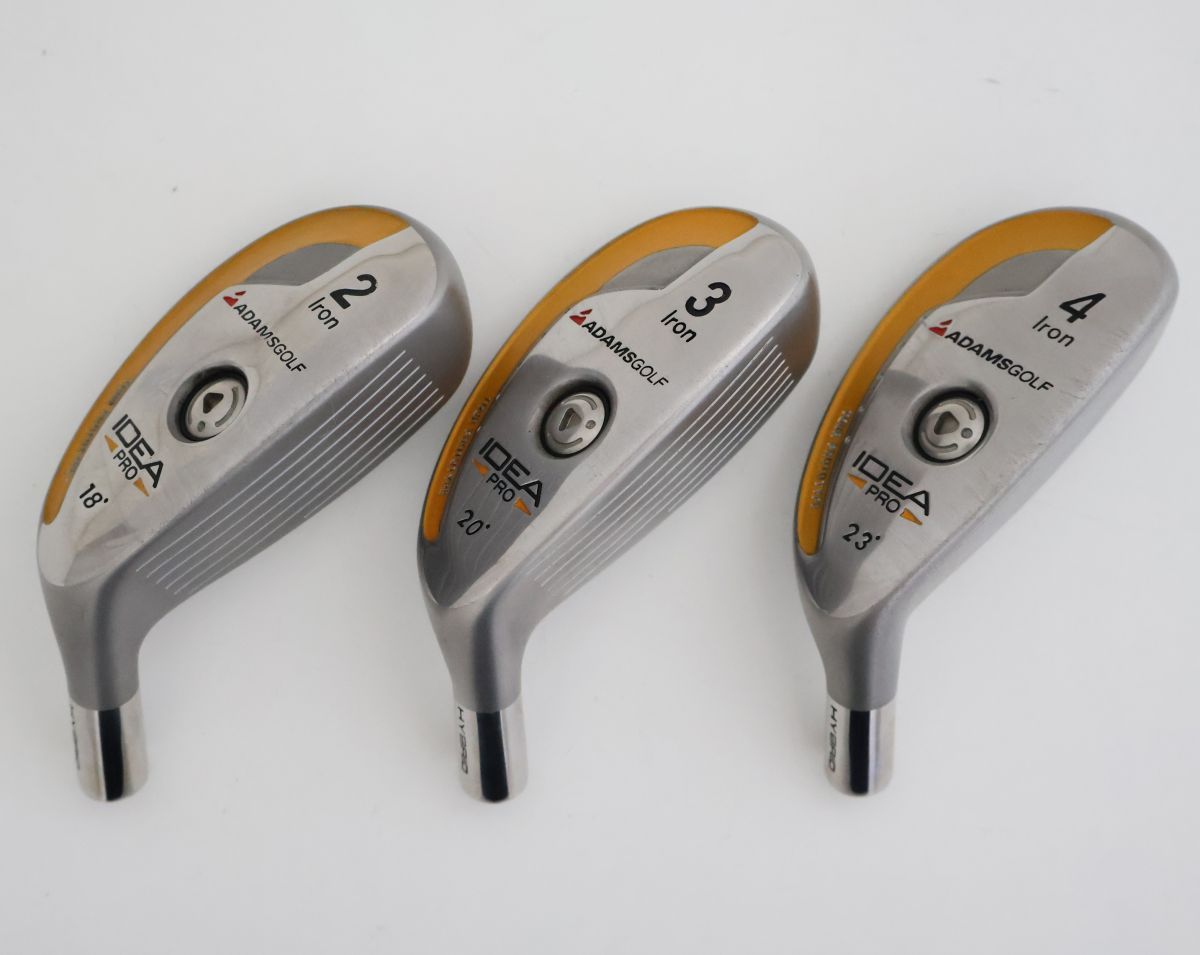 ●アダムス★IDEA　PRO　ユーティリティ　【ヘッド3個セット＃2、＃3、＃4】（89674◎