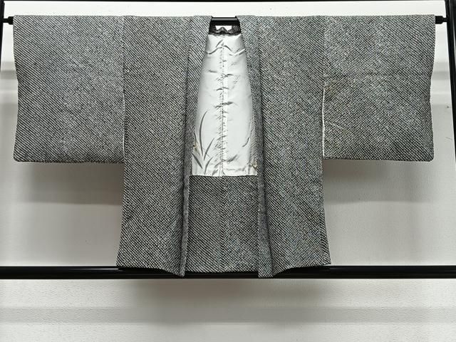 平和屋着物∞羽織　総絞り　黒地　正絹　逸品　未使用　CABG3703ua