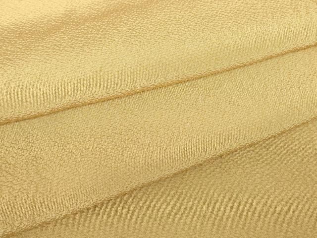 平和屋着物▽上質な色無地　単衣　飴色　正絹　逸品DABE4670az