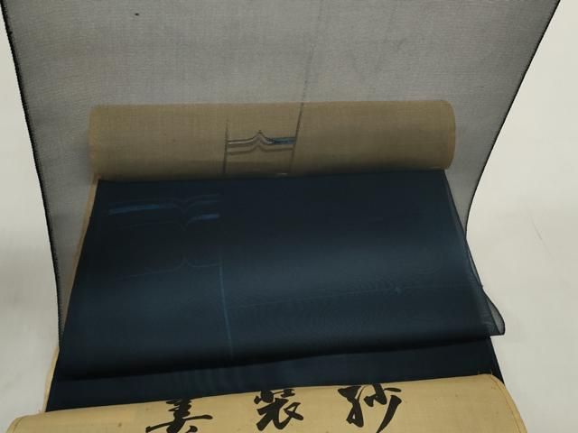 平和屋着物＊夏物　西陣　小紋　反物　着尺　美装紗　抽象紋紗　逸品　未使用　DABD7978zzz