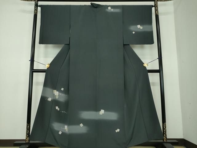 平和屋着物●創業460年・千總　訪問着　刺繍　破れ色紙　暈し染め　金彩　正絹　逸品　DABE5443ps