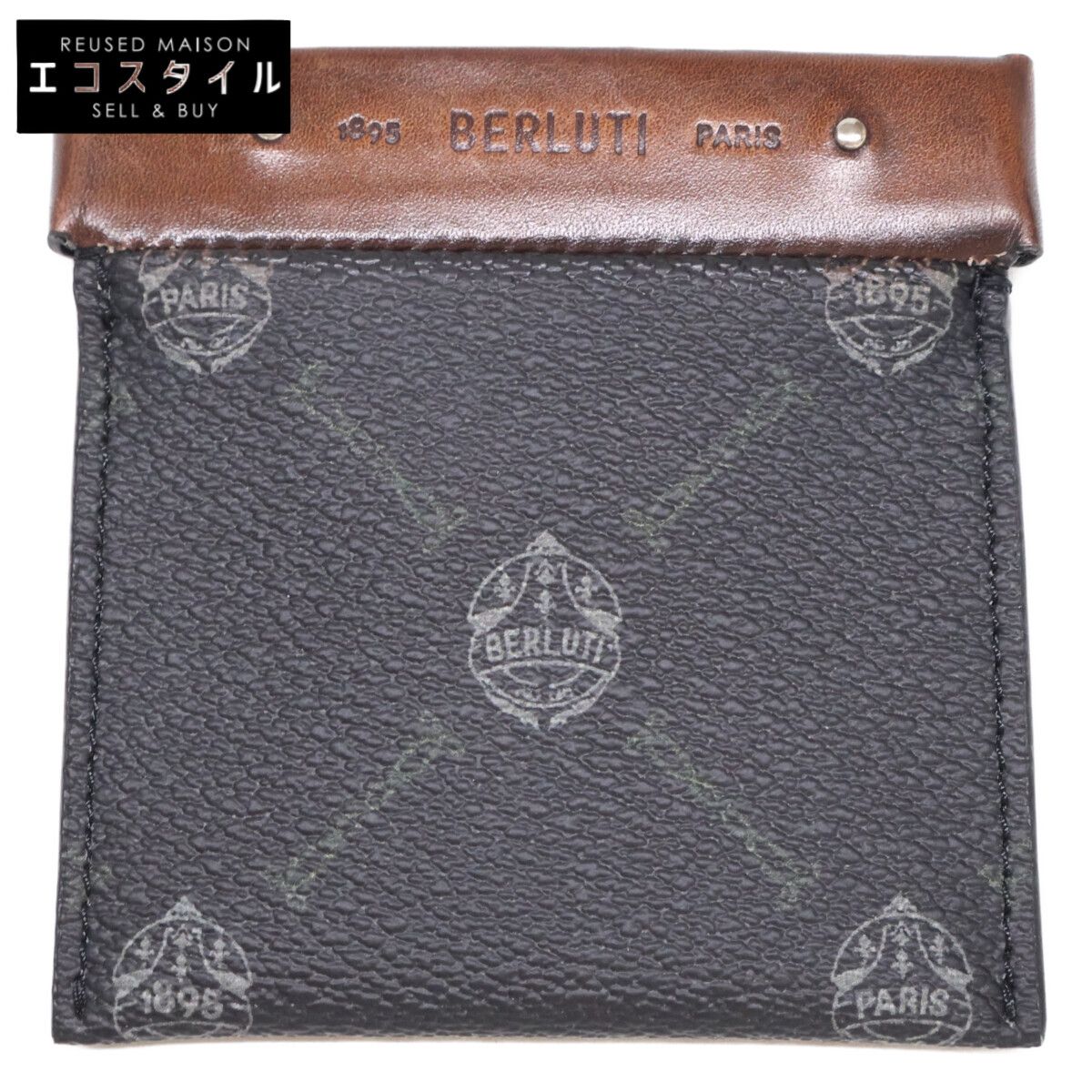 berluti　ベルルッティ　【美品】ニノ コーティングキャンバス/レザー