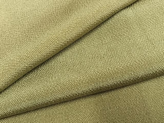 平和屋着物●江戸小紋　鮫小紋柄　鬼しぼ縮緬　正絹　逸品　AABI1418fy