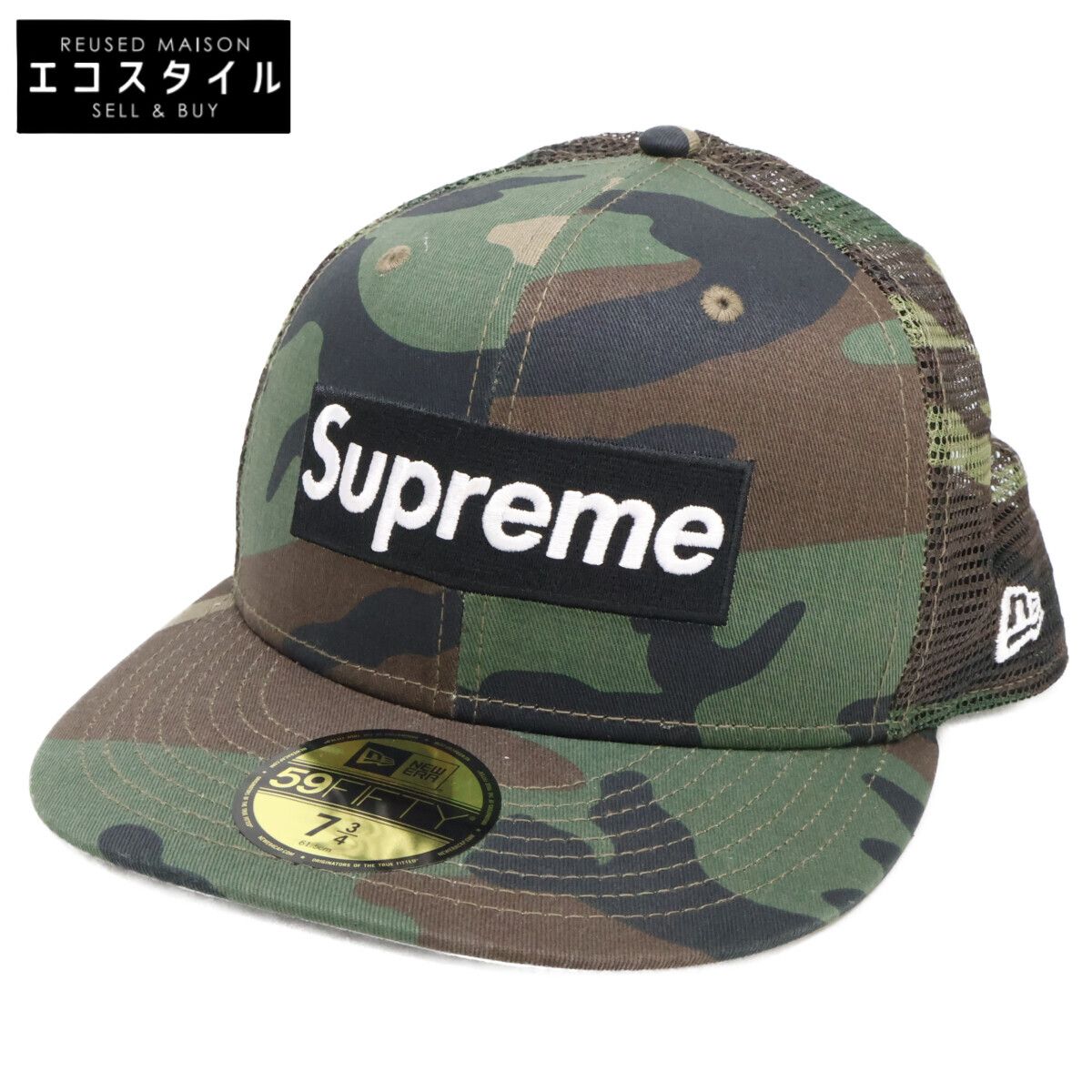 【美品】シュプリーム　supreme メッシュキャップ　USA製 メッシュキャップ シュプリーム Supreme シュプリーム x NEW ERA