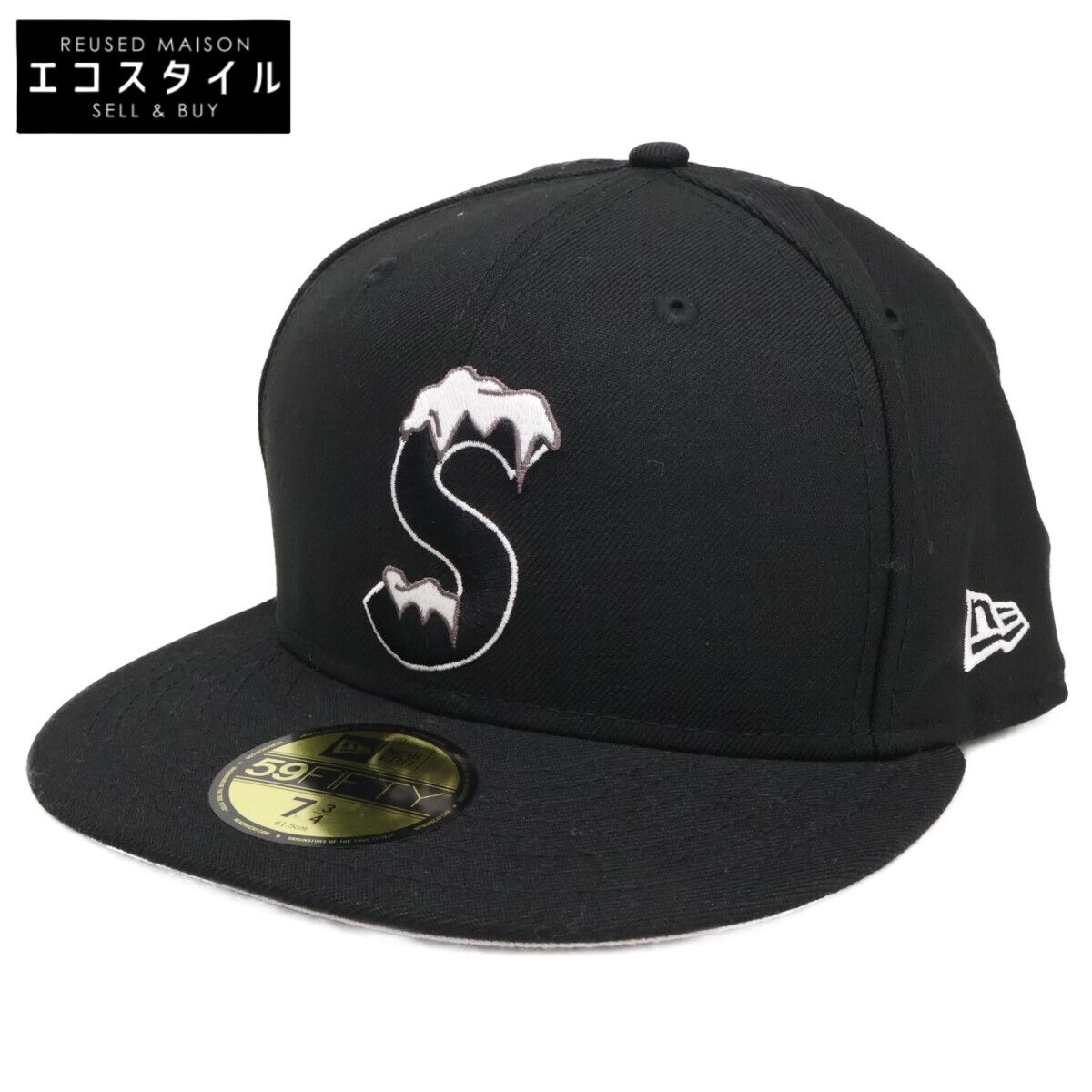 Supreme　シュプリーム　x NEW ERA ニューエラ 【美品】20AW S LOGO Sロゴ キャップ　7 3/4 61.5cm